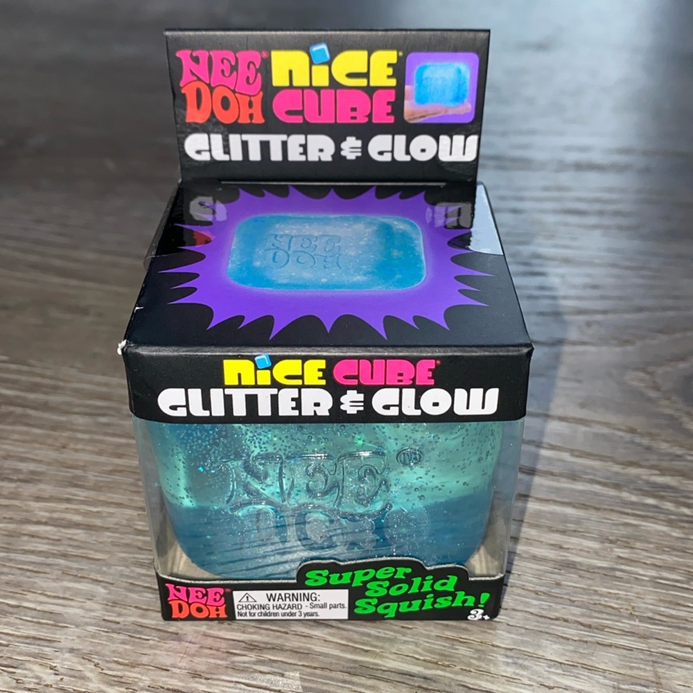 NEEDOH GLITTER & GLOW Nice Cube NIB